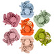 
Baby supplementary food silicone tableware set for children's silicone suction cup bowl baby spoon silicone meal plate owl meal plate beige-3 piece set for fork spoon