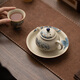 SUSHI CERAMICS hand-painted golden blue and white peony teapot flint red glaze teapot with teapot gift box