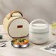 304 Edelstahl-Lunchbox für Haushaltsbüro-Arbeiter Bento Box Kleine tragbare Lunchbox Japanische Eimer Reis 304 Antibakterielles Mini-Modell [Beautiful] Dreischicht 15912