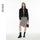GUESS official flagship women's American casual hooded short jacket-W4PP81K2Q45 JBLK-Graphite Black M (120-140)