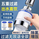 Birande [rotationsfrei] Wasserhahn-Wasserreiner-Filterreiniger Küche Leitungswasser spritzer Dusche universelle rotierende sechste Generation [Nanometerfiltrationsaufladung] Wasserreinigung [1 Filterelement]