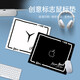 Cen Mi Computer Logo Maus-Pad Apple Logo Retter Xiaomi Huawei Marke kleines Tischpad reines Bild DC-738 Apple Logo Schwarz 260x210mm