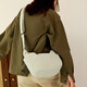 Nylon cloth Japanese large capacity shoulder bag dumpling bag lightweight casual versatile fashion trend simple crossbody bag for women khaki