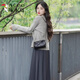 Woodpecker (Tucano) Vêtements féminins du début de l'automne 2025 Nouveau petit pull de style parfum Pull en tricot de veste en tricot de veste haut de gamme