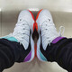 耐克（NIKE）休闲鞋女鞋夏季新款运动鞋Air Jordan Max Aura小康扣篮球鞋 AQ9214-102白色鸳鸯 36.5