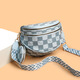 Light OUs neue modische japanische und koreanische Schachbrettplaid-Crossbody-Tasche für Unterricht und Arbeit, die vielseitige One-Shoulder-Crossbody-Tasche für Frauen fsg Brown pendeln