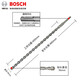 Bosch impact drill bit concrete 4 pits one series round handle electric hammer brick wall drilling extended two pits two slots drill bit accessories 16X400/460mm