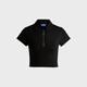 雨果博斯（HUGO BOSS）BLUE 女士黑色棉质POLO50537426_001 XS