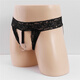 String mascules sous-vêtements sexe double tick sexy en dentelle transparente dentelle de lamerie vide de string sexy