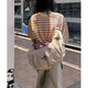 阿迪达斯 （adidas）三叶草女褶皱云朵包单肩斜挎牛角包休闲包 KA9267 KA9272 汉玉白KA9267(26x18cm)