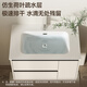 Rierte (R/T) Starry Bathroom Cabinet Combination ENF-grade Environmentally friendly multi-layer solid wood cream style intelligent beauty mirror cabinet ENF-grade Environmentally friendly multi-layer solid wood-Y1050 70cm