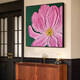 Shantoulin pueblo peony peony peony textura tridimensional Dibujo bricolaje Digital Pintura al óleo pintada a mano Acrílico Acrílico Quartz Material de arena de cuarzo Smile XH15916 60*60cmps Sin ensamblaje Marco externo negro Otra belleza de belleza
