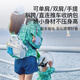 Saint Aibei Mommy Bag Kleine multifunktionale zweischuldige Schulter-Handpack mit großer Kapazität Mutter und Baby aus dem Weg gehen, um den Wanderbag Cart Hangsack [handportierbare Version] Grüne Jade kleine Bohnengelb aus