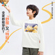 Linlintang Wanli Mountains and Rivers Linlintang 26 spring family style Corn Man original hand-painted long-sleeved parent-child T-shirt Subo Qingwa 165 L