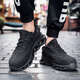 Chaussures de protection du travail pour hommes respirants à la semelle douce légère légers décontractée de la tête de la tête de la tête de la tête de la tête de la tête 844 ... '43 844 Black Flying Weaving Anti-Smashing Anti-Puncture