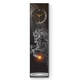 Connect the cat modern light luxury horse porch clock wall clock living room horse to success narrow strip decorative painting creative art clock LDY6196 50*200cm default black frame - LED light painting warm light