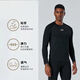 Under Armor UA high-elastic quick-drying tights sports fitness clothes plus velvet football base running training long-sleeved slim classic black suit (quick-drying thin section) L x175180 high 130150Jin Jin equals 0.5 kg