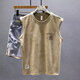 [Komfortable und lässig] New Sportsweste Lose lässige Sommer-Baumwoll-Fitness-T-Shirt-Weste grau B976 XL [Empfohlen 128-140jin [Jin ist gleich 0,5 kg]]