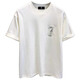 Jeep Spirit authentique Jeep haut de gamme haut de gamme à manches courtes à manches courtes t-shirts personnalisés pour hommes pour hommes 2025 Été lâche American Top pour hommes 6630 T-shirt blanc xl Code 140-155jin [Jin est égal à 0,5 kg]