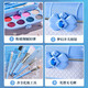 Aozhijia (Aozhijia) Cosméticos para niños Set de maquillaje de maquillaje Sombra de ojos Box Girls Toy Foundation Regalo Día del Día de los Niños [Pret Box] Caja de maquillaje de maquillaje de cuatro capas