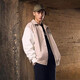 NEW BALANCENB official men's and women's cotton jacket casual versatile sports jacket jacket 5QD12083 black L
