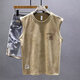 [Komfortable und lässig] New Sportsweste Lose lässige Sommer-Baumwoll-Fitness-T-Shirt-Weste grau B976 XL [Empfohlen 128-140jin [Jin ist gleich 0,5 kg]]
