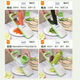 Ye Yu Seiko kitchen vegetable cutter stainless steel multi-functional vegetable cutting tool potato shred grater thickened stainless steel 304 random single knife head thickened Seiko vegetable cutter - easy to use and does not hurt your hands