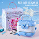 Aozhijia (Aozhijia) Cosméticos para niños Set de maquillaje de maquillaje Sombra de ojos Box Girls Toy Foundation Regalo Día del Día de los Niños [Pret Box] Caja de maquillaje de maquillaje de cuatro capas