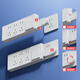 International electrician (FDD) socket one-turn multi-expansion in-situ replacement punch-free converter plug strip kitchen extension multi-functional socket expansion left expansion gray fifteen holes per opening