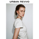 Ur2025 Été Nouveaux vêtements pour femmes Tempérament simple robe à manches courtes décontractées uwg750123 blanc m