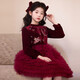 Girls Princess Dress Spring and Autumn 2025 New Spring Dress Girls Style Puffy Skirt Fashionable Children's Dress Spring 325 Burgundy Single Liner Free Pearl Headband 120 Recommended 33-40Jin Jin is equal to 0.5 kg