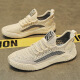 Huilirui Kokosnuss-Herrenschuhe für atmungsaktives meshable mesh-cader-resistenten Sportarten und lässige Evergrande Eco-Matching-Schuhe für Herrenschuhe 9893 Gray 44