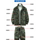 Dandange Spring and Automne Elastic Work Clothes Set Men's's Protection de la main-d'œuvre Vêtements de construction résistants à l'usure Factory Work Wear Repair Auto Veste de travail en plein air Elastic [JQ679 Gray] Set Summer Thin Model M 165 [Convient pour 90-110Jin [Jin est égal à 0,5 kg]]]