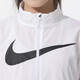 耐克（NIKE）外套女装夏季新款户外健身运动服时尚立领防风休闲夹克 白色 S