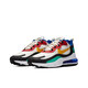 Nike (Nike) Nike Air Max 270 React Женская обувь повседневная воздушная подушка мужская обувь спортивные кроссовки AO4971 AT6174-002 Красный желтый синий 36.5