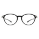 Cuatro nueve 999.9 Gafas Marco Classic Miopía óptica Marco de gafas NPM-136 9902 Negro/plata