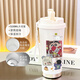Supor Supor Cartoon Tier Thermosbecher Großkapazität Hochwertiger Schüler Edelstahl Water Tasse Kleine tragbare Kaffee Lebensmittelqualität 316 Edelstahl Antike Weiße XA15283 Dinosaurier Edelstahl aus Edelstahl