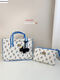 SANQUHU OUTLET SORGE Rangement de vêtements Baby Clothes Bottelted Mother Cart Sac de maquillage Sac de maquillage Blue Fair