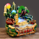 Él Jiagong Regalos creativos pequeños Rockery Flowing Water Desktop Ornnnments Decoración Humidificador Craft 12044 Sin niebla