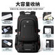 Huili Travel Backpack for Men's Backpack for Men's New Mountaineering Strong and Durable Men's Large Capacity Outdoor School Bag for Women Black Upgraded Large Capacity [Specially designed for business trips]