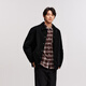 Semir Jacket Men's Plaid Velvet Chenille Denim Jacket Winter Cotton Clothes Loose Coach Clothes 103724108101