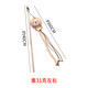 Jingdong Express cat toy wooden pole lion cat teasing stick with bell shape cute bite-resistant interactive toy lion