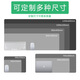 Black and white anime mouse pads are super large and simple desktop 2D e-sports desk pads office washable DT-1585 Black and white system-30 600x300mm 3mm