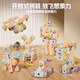 Shantou Lincun Toolbox Children's Toys Screw-Pressing and Screw Assembly Boy Disassembly and Assembly Baby Repair Electric Drill Cross-border Toys Charging Version 160pcs Hippo Pink Screw Toolbox +
