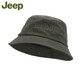 JEEP Jeep Hat Men's Spring and Summer Fisherman Hat Basin Hat Breathable Sun Protection Sun Hat Outdoor Travel Mountaineering Fishing Hat Black