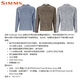 
SIMMS Hooded Pull-up Sunscreen Suit Soft Comfort Top Sunscreen Breathable Outdoor Fishing Luya Long Sleeve Sunscreen Suit 14117 Hooded - Camouflage Blue S