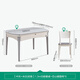 Quanyou Home Retractable Folding Slate Dining Table Modern Simple Dining Table and Chair Combination Home Dining Table Government Subsidy
