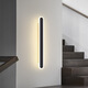 
BEYZK wall lamp bedroom living room background wall lamp modern simple light luxury staircase creative lamp wall lamp bedside lamp 9227-white 100cm-three color light 32W-full
