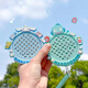 Hanoufei Magnetic Steel Ball Drawing Board Unzipping Magnetic Plate Keynchain suspendu les jouets et filles de Toys et Girls Offirent des cadeaux Katie Cat Katie