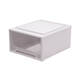 Schublade Aufbewahrungsbox Kunststoff Haushalt transparent Finishing Box Kleiderschrank Schlaflocken Schlafloch Kleidung Kleidung Aufbewahrungsschrank D3523 Tiefe 47* Breite 35* Höhe 23 cm transparent ein Stück